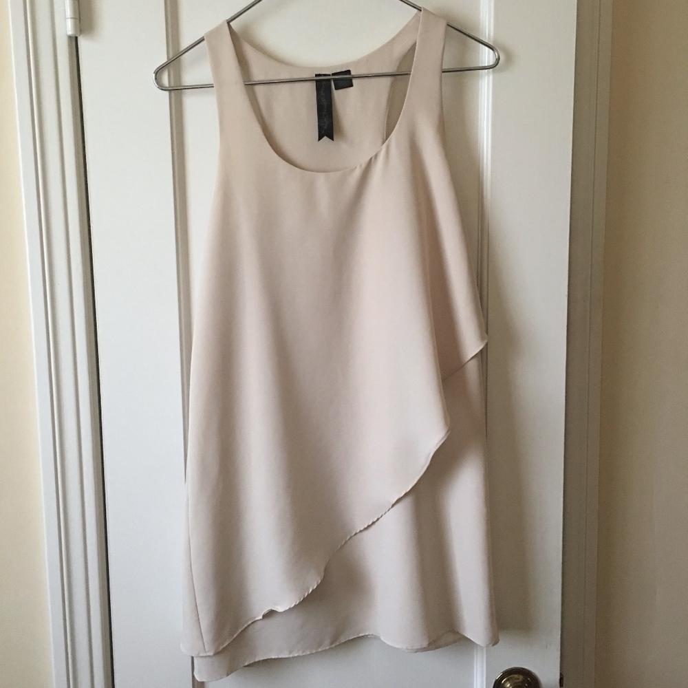 Petticoat Alley Cream Layered Tunic